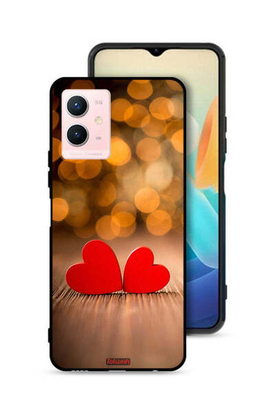 Tolwak Vivo Y33s 5G Protective Case Cover Two Beautiful Hearts