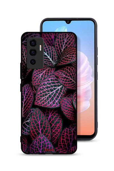 Tolwak غطاء حماية لهاتف Vivo S10e 5G بنقشة أوراق سالجا