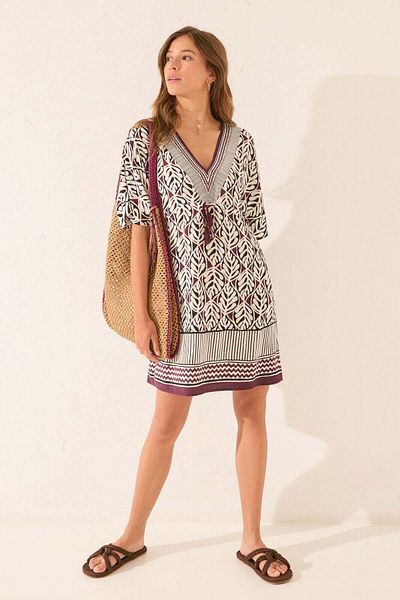 Women'secret Leaf print midi camisole