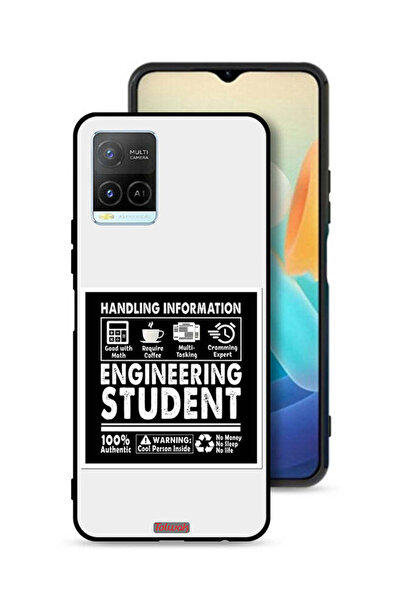 Tolwak غطاء حماية لهاتف Vivo Y32، ملصق طالب هندسة