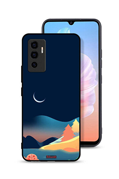 Tolwak غطاء حماية Vivo S10e 5G برسومات تجريدية على شكل قمر