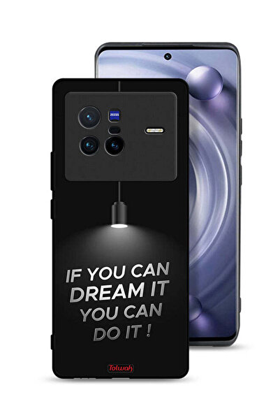 Tolwak غطاء حماية لهاتف Vivo X80 إذا كنت تستطيع أن تحلم به، يمكنك تحقيقه