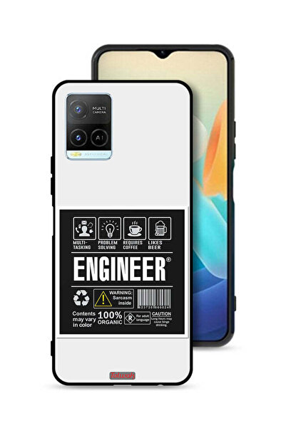 Tolwak غطاء حماية لهاتف Vivo Y33s 4G، ملصق المهندس
