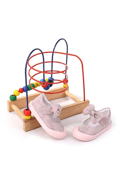 Papuçsepeti Shoe Basket - Arzn 4826 Baby Girl Orthopedic First Step Shoes