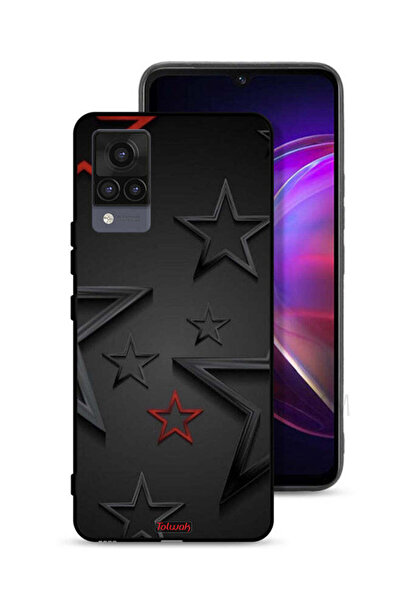 Tolwak غطاء حماية بنقشة نجوم لهاتف Vivo V21