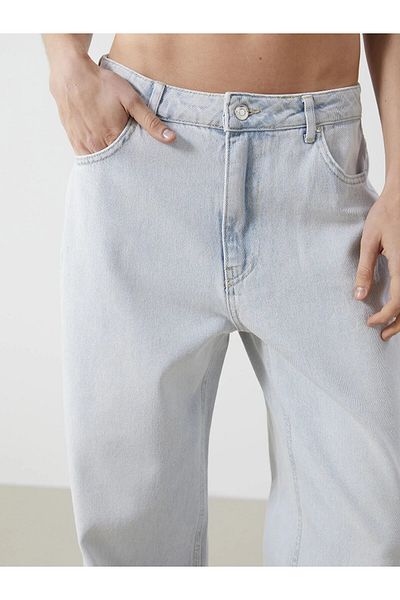LC Waikiki Pantaloni de damă în jean Wideleg