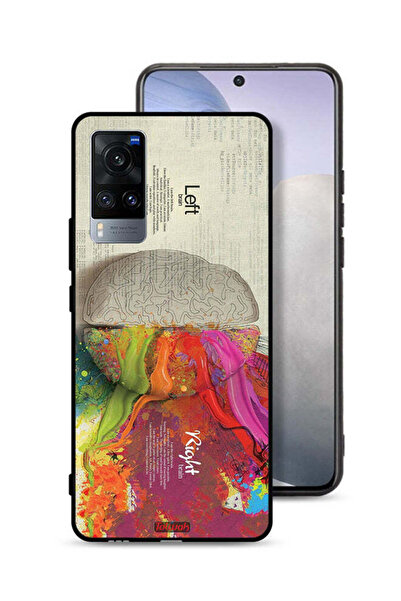 Tolwak Vivo X60t Protective Case Cover Abstract Brain Science Artwork