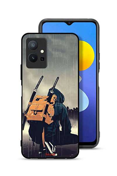 Tolwak غطاء حماية Vivo T1 5G بتصميم سيف ساموراي رقمي