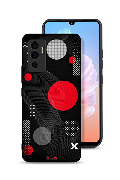 Tolwak غطاء حماية لهاتف Vivo V23e بنمط دائري ومتقاطع
