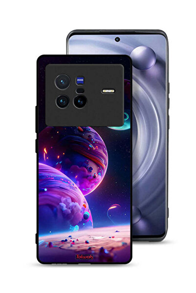 Tolwak غطاء حماية بنمط كوكبي لهاتف Vivo X80
