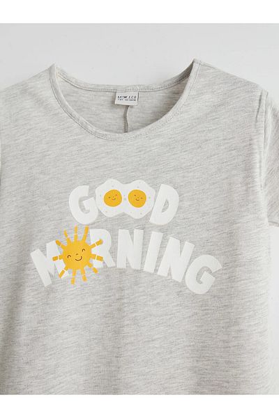 LC Waikiki Crew Neck Girl's Nightgown