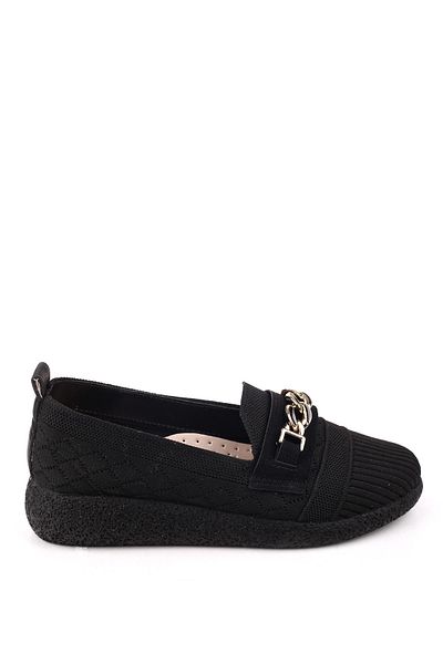 Papuçsepeti Shoe Basket 4757 Women's Knitwear Knitted Daily Comfortable Ballerina Shoes