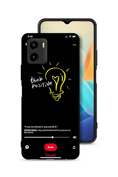 Tolwak غطاء حماية لهاتف Vivo Y15s - فكر بإيجابية
