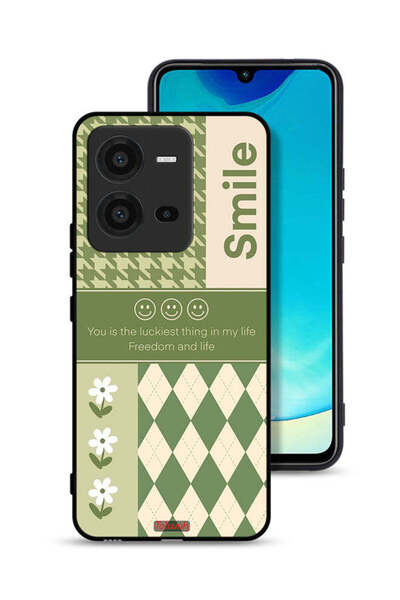Tolwak Vivo V25 5G Protective Case Cover Smile Is The Luckiest Thing In My Life