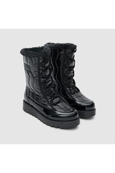 TOGO Siyah Rugan Kadın Kar Botu [051816]