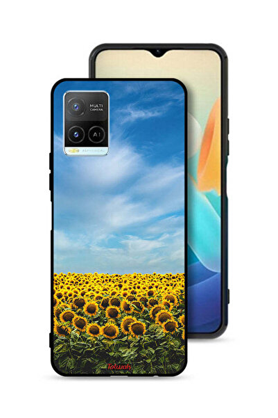 Tolwak غطاء حماية لهاتف Vivo Y32 بطبعة عباد الشمس تحت السماء