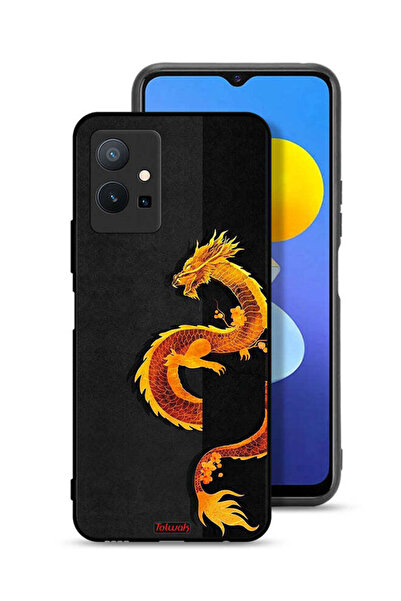 Tolwak Vivo T1 5G Protective Case Cover Dragon Art