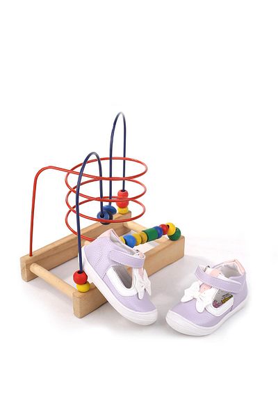 Papuçsepeti Shoe Basket - Şrbb 4796 Baby Girl Orthopedic First Step Shoes