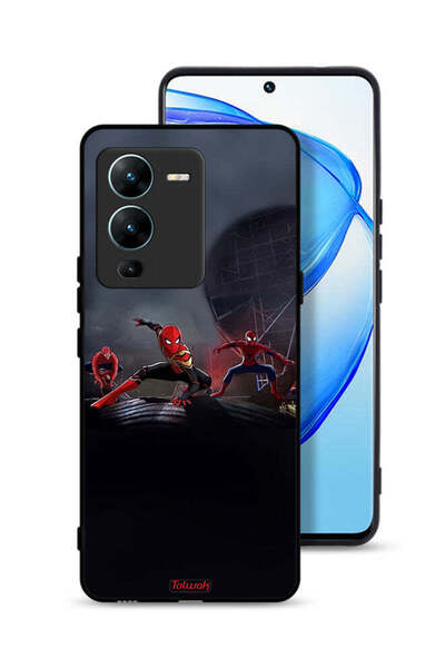 Tolwak Vivo V25 Pro 5G Protective Case Cover Three Spiders