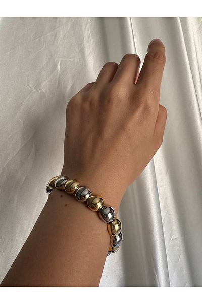 Petra Jeweils Silver Gold Plate Bracelet
