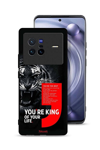 Tolwak غطاء حماية لهاتف Vivo X80 أنت ملك حياتك