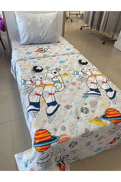 VİLERA HOME New Series Single Person 160*230 Bed Cover with Pillowcase