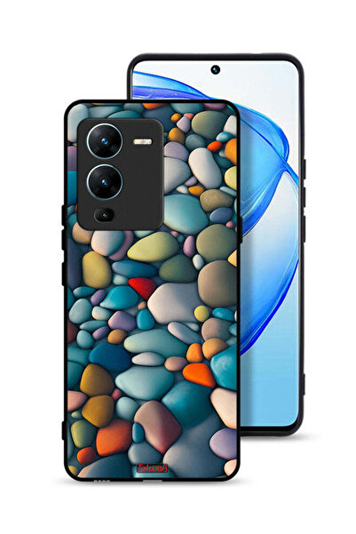 Tolwak غطاء حماية لهاتف Vivo V25 Pro 5G بنمط تجريدي من الأحجار