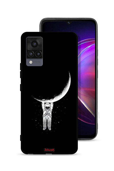 Tolwak غطاء حماية لهاتف Vivo V21 معلق على سطح القمر