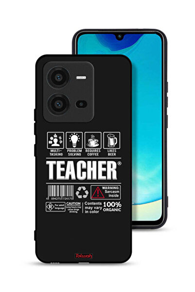 Tolwak غطاء حماية لهاتف Vivo V25 5G - ملصق المعلم