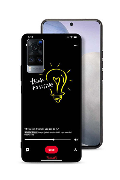 Tolwak غطاء حماية لهاتف Vivo X60 - فكر بإيجابية