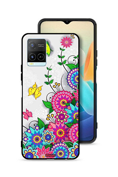 Tolwak غطاء حماية لهاتف Vivo Y21 - زهور ماندالا