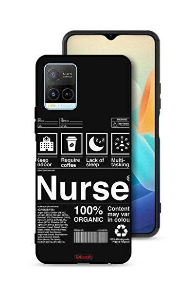 Tolwak Vivo Y32 Protective Case Cover Nurse Sticker