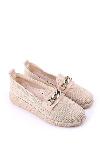 Papuçsepeti Shoe Basket 4757 Women's Knitwear Knitted Daily Comfortable Ballerina Shoes