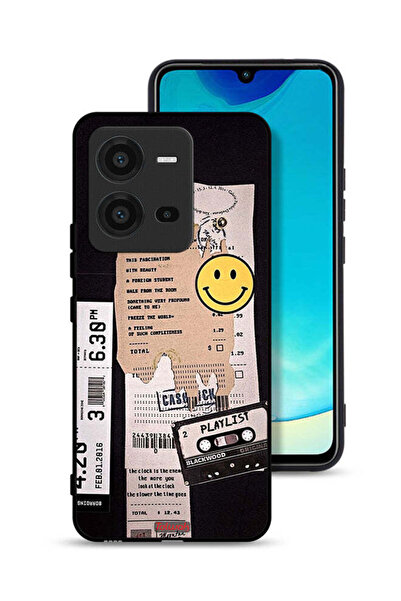 Tolwak غطاء حماية لجهاز Vivo V25 5G مع ملصق قائمة تشغيل