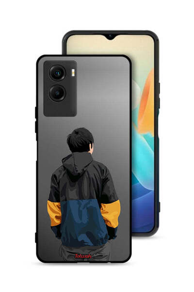 Tolwak Vivo Y55s 5G (2021) Protective Case Cover Boy Portrait Art
