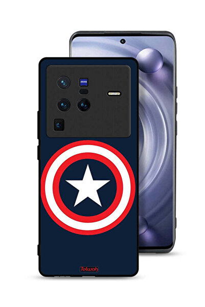 Tolwak غطاء حماية فيفو X80 برو كابتن أمريكا
