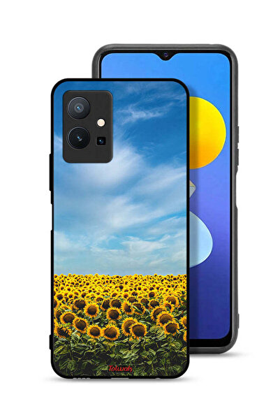 Tolwak غطاء حماية لهاتف Vivo T1 5G بتصميم عباد الشمس تحت السماء