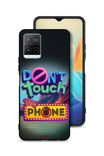 Tolwak Vivo Y32 Protective Case Cover Do Not Touch My Phone