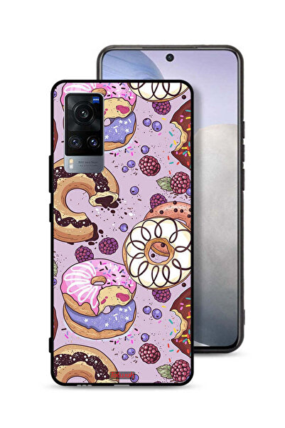 Tolwak Vivo X60t Protective Case Cover Donuts Art