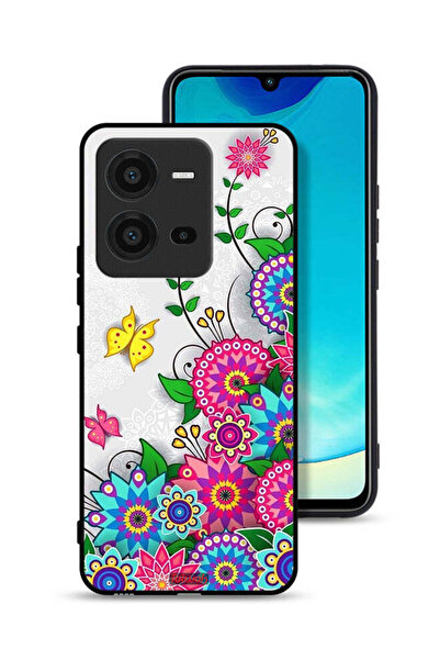 Tolwak غطاء حماية لهاتف Vivo V25 5G - زهور ماندالا