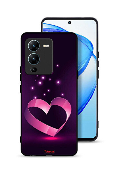 Tolwak Vivo V25 Pro 5G Protective Case Cover Heart Art