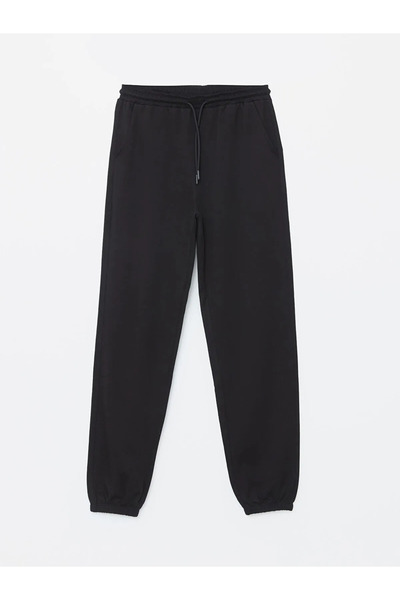 LC Waikiki Black Elastic Waist Women's Jogger Sweatpants