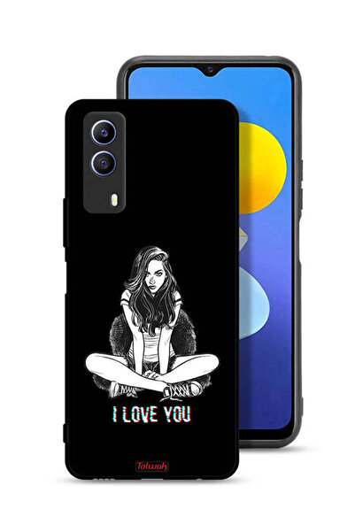 Tolwak غطاء حماية لهاتف Vivo T1x بتصميم "أحبك"