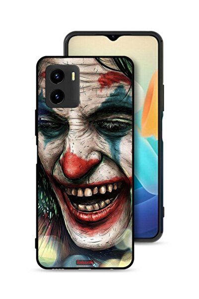Tolwak غطاء حماية لهاتف Vivo Y15s بطبعة وجه الجوكر الضاحك