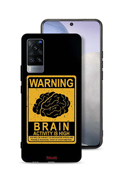 Tolwak غطاء حماية لهاتف Vivo X60 يحذر من ارتفاع نشاط الدماغ