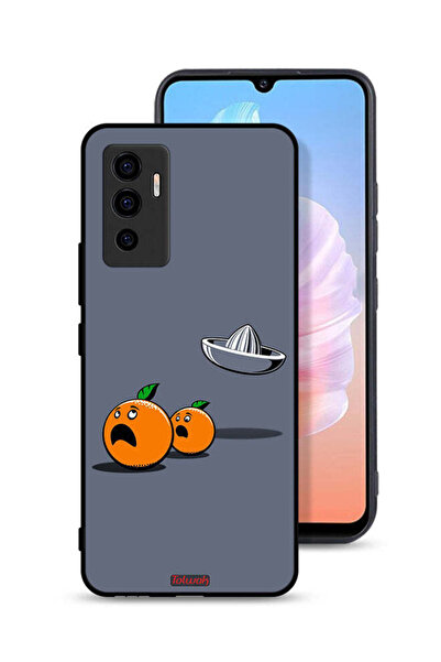 Tolwak غطاء حماية لهاتف Vivo V23e بتصميم فني رقمي بسيط وفكاهي