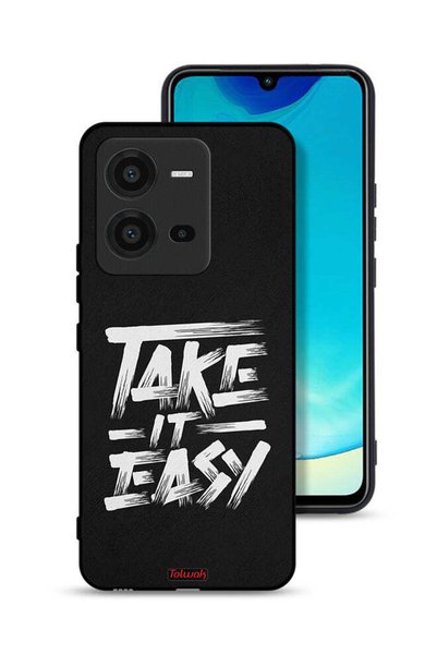 Tolwak Vivo V25 5G Protective Case Cover Take It Easy