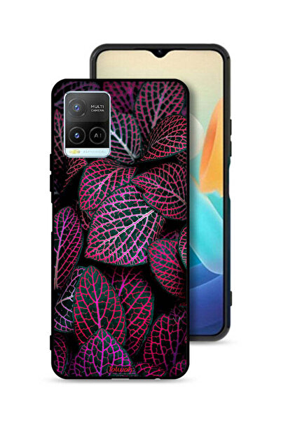 Tolwak غطاء حماية لهاتف Vivo Y32 بنقشة أوراق سالجا