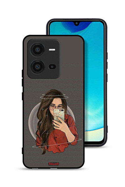 Tolwak غطاء حماية لهاتف Vivo V25 5G لالتقاط صور سيلفي