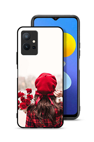 Tolwak غطاء حماية لهاتف Vivo T1 5G يحمل زهورًا